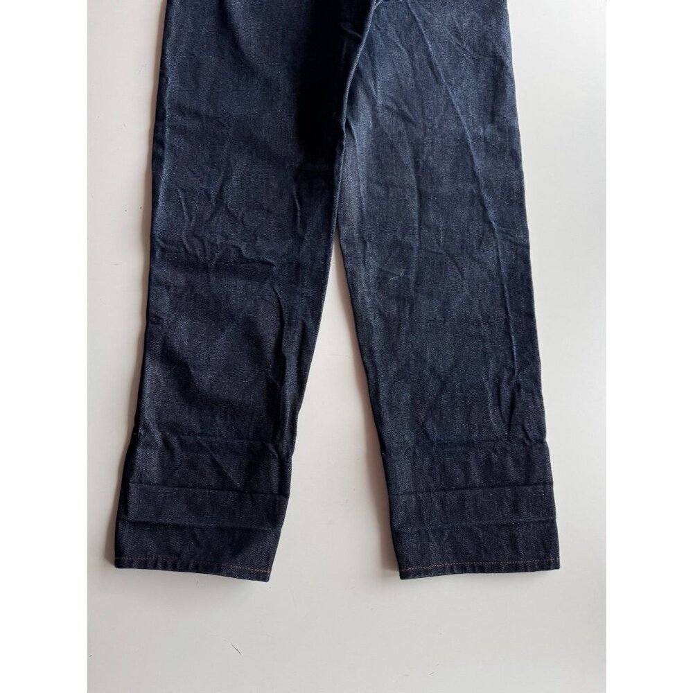 UNBRANDED UB601 Relaxed Tapered Fit 14.5oz Raw Selvedge Denim Jeans, Size 36 - Picture 9 of 15